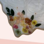 Premium Swirl Krishna Theme Pattern Resin Coated Nameplate 3