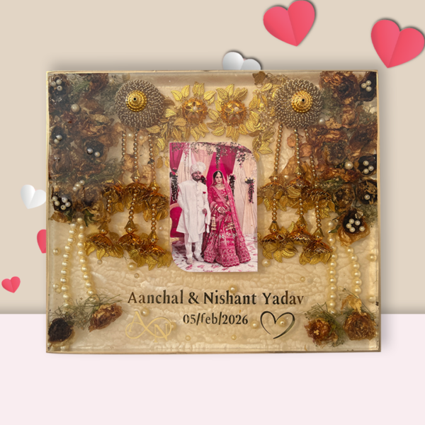 Premium Wedding Garland Resin Varmala Preservation