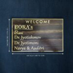 Professional Designation Brown Acrylic Nameplate 2