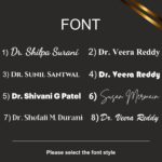 Professional Desk Nameplate for IAS 3