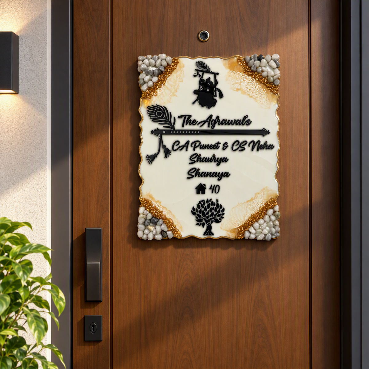 Resin Nameplate Epoxy Nameplate Resin Art Nameplate Durable Nameplate Resin Nameplate for Home Epoxy Nameplate for Home Premium Nameplate for Home