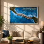 Ram Setu Theme Resin Wall Art