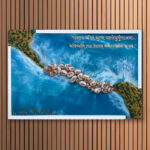 Ram Setu Theme Resin Wall Art 2