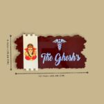 Red Wine Acrylic House Nameplate 3