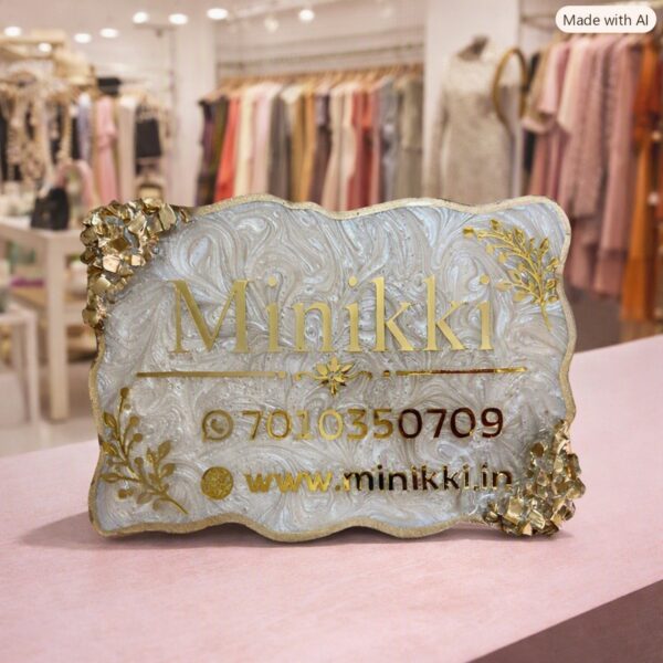 Resin Nameplates for Brands