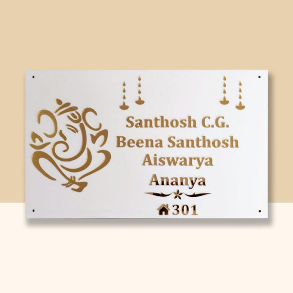 Acrylic Nameplate Premium Nameplate House Nameplate Durable Nameplate Waterproof Nameplate Trendy Nameplate Decorative Nameplate Acrylic House Nameplate
