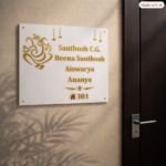 Acrylic Nameplate Premium Nameplate House Nameplate Durable Nameplate Waterproof Nameplate Trendy Nameplate Decorative Nameplate Acrylic House Nameplate