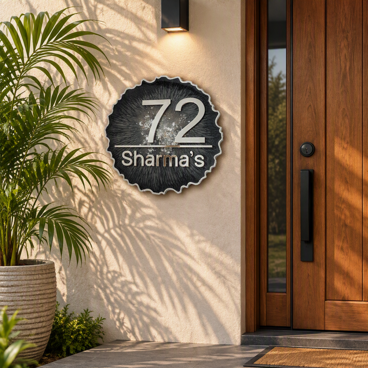 Resin Nameplates Epoxy nameplate House Nameplate Home Decor Nameplate for Home Trendy Nameplate Premium Nameplate