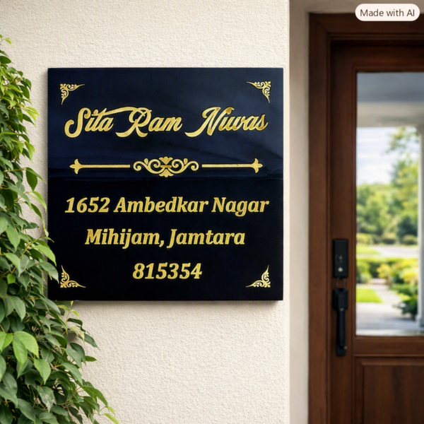 Marble nameplate Stone Nameplate Granite Nameplate Premium nameplate White Nameplate Durable Nameplate Waterproof Nameplate Premium Nameplate Trendy Nameplate Decorative Nameplate