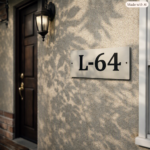 Stainless steel numberplate house numberplate customized house numberplate best numberplate metal numberplate Office numberplate