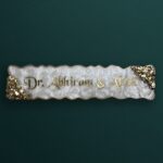 Swirl Design Resin Professional Nameplate for Doctor