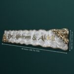 Swirl Design Resin Professional Nameplate for Doctor 2