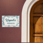 Acrylic Nameplate House Nameplate Acrylic Uv Print Nameplate Premium Nameplates Trendy Nameplate