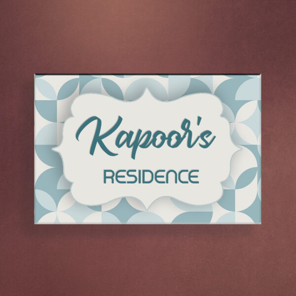 Acrylic Nameplate House Nameplate Acrylic Uv Print Nameplate Premium Nameplates Trendy Nameplate