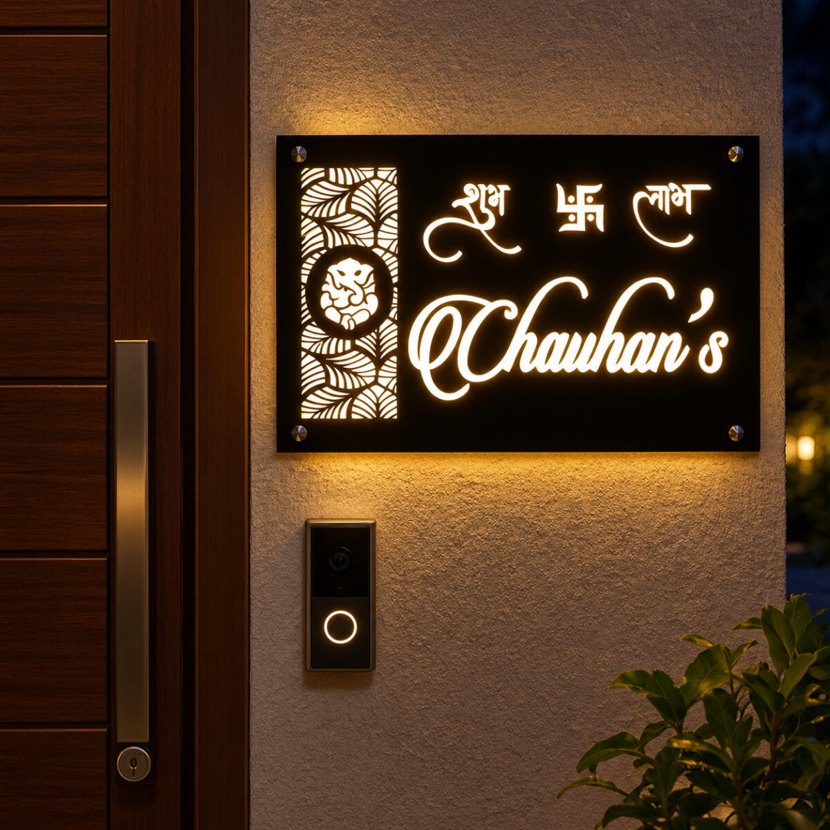 Acrylic Nameplate Premium Nameplate House Nameplate Durable Nameplate LED Nameplate Light Nameplate Waterproof Nameplate Decorative Nameplate Acrylic House Nameplate