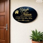 Yash Nilan Black Acrylic Nameplate 1
