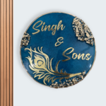 Resin Nameplate Epoxy Nameplate Premium Nameplates Trendy Nameplates Decorative Nameplates Customized Resin Nameplates Customized Resin Nameplate for Home Nameplate For Home Circle Nameplates