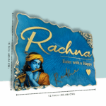 ✨ Radha Krishna Designed Welcome Home Resin Nameplate 3
