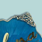 Radha Krishna Nameplate Krishna Resin Nameplate Epoxy Nameplate Blue Nameplate Customized Resin Nameplaate