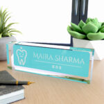 🦷 Dentist Acrylic Professional Desk Nameplate