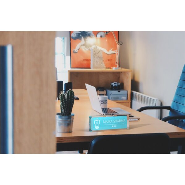 🦷 Dentist Acrylic Professional Desk Nameplate 2