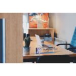 🦷 Dentist Blue Logo Design Acrylic Professional Desk Nameplate 1