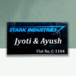 Acrylic LED Nameplate For Industrial Work 2