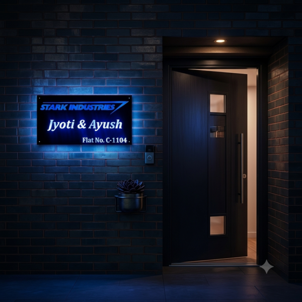 Acrylic Nameplate Premium Nameplate House Nameplate Durable Nameplate LED Nameplate Light Nameplate Waterproof Nameplate Decorative Nameplate Acrylic House Nameplate