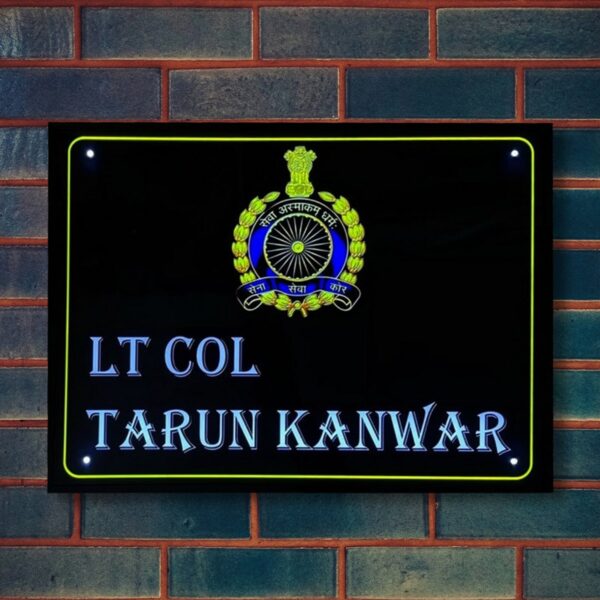 Acrylic LED Nameplate 4