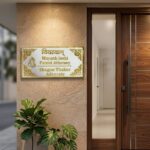 Acrylic Nameplate Watreproof Nameplate House Nameplate Durable Nameplate Nameplate Waterproof Decorative Nameplate