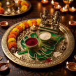 Resin Pooja Platter Resin Platter Festive Platter Diwali Pooja Paltter Pooja Platter Rakhi Platter