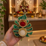 Resin Pooja Platter Resin Platter Festive Platter Diwali Pooja Paltter Pooja Platter Rakhi Platter