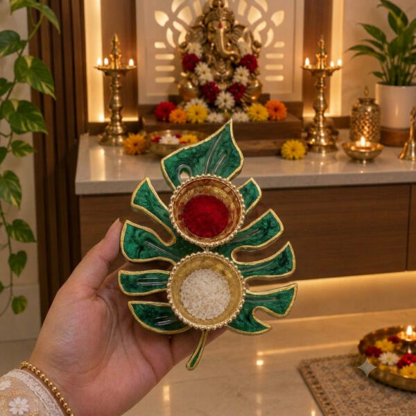 Resin Pooja Platter Resin Platter Festive Platter Diwali Pooja Paltter Pooja Platter Rakhi Platter
