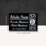 Black Acrylic LED Nameplate 3