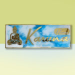 Buddha Theme Karuna Niwas Resin House Nameplate 1