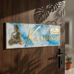 Resin Nameplate Resin Nameplate for Home Epoxy Nameplate Designs Durable Nameplate Waterproof Nameplate for Home Premium Nameplate for Home Premium Nameplate Rectangle Nameplate