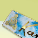 Buddha Theme Karuna Niwas Resin House Nameplate 4