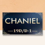 Chaniel Metal House Nameplate 1