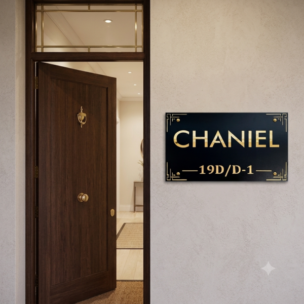 Decorative Nameplate Metal Nameplate Stainless-steel Nameplate Stainless-Steel Nameplate Designs Durable Nameplate Metal Nameplate for Home Professional Nameplate