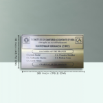 Chartered Accountant Branch Office Nameplate In SS 2