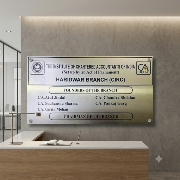 Decorative Nameplate Metal Nameplate Stainless-steel Nameplate Stainless-Steel Nameplate Designs Durable Nameplate Metal Nameplate for Home Professional Nameplate