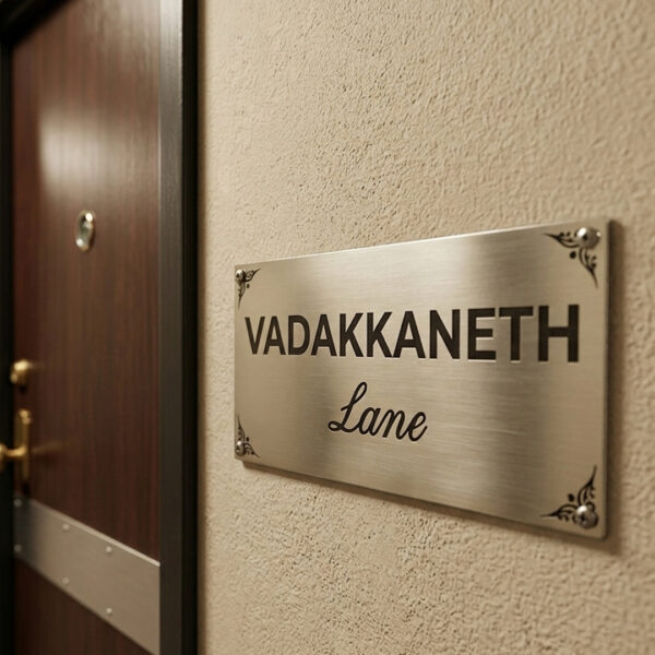Metal Nameplate Stainless Steel Nameplate Durable Nameplate Waterproof Nameplate Trendy Nameplate Decorative Nameplate