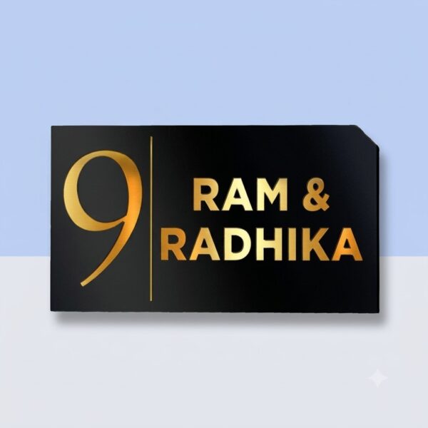 Acrylic Nameplate Acrylic House Nameplate Premium Nameplate Durable Nameplate