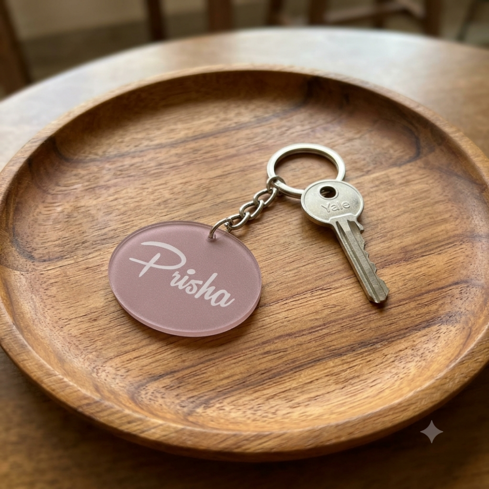Customized Colorful Key Chain With Name Letter 😍 Modeco Arts