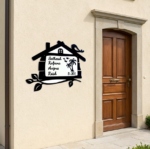 Acrylic Nameplate Decorative Nameplate durable nameplate House nameplate Waterproof nameplate