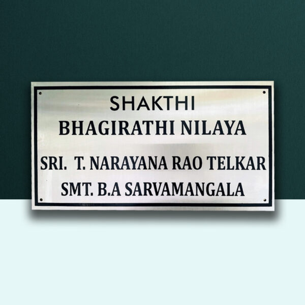 Metal Nameplate Stainless Steel Nameplate Durable Nameplate Waterproof Nameplate Trendy Nameplate Decorative Nameplate