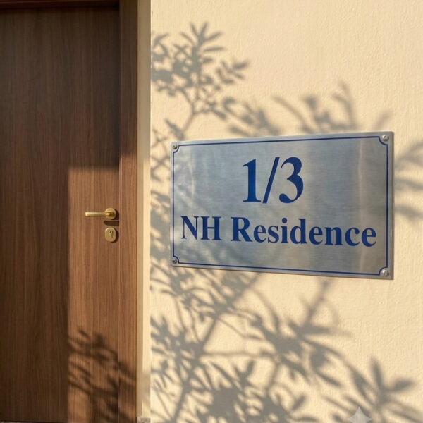 Metal Nameplate Stainless-steel Nameplate for Home Stainless-Steel Nameplate Designs Durable Nameplate Metal Nameplate for Home Professional Nameplate