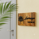 Wood Nameplate Wooden Nameplate Premium Nameplates Trendy Nameplates Customized Wooden Nameplates Customized Wooden Nameplate for Home Nameplate For Home