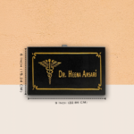 Doctor s Black Granite Desk Nameplate 2