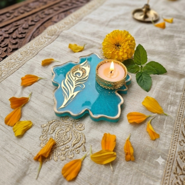 Tealight Holder Pooja Holder Diwali Decor Candle Holder Festive Decor